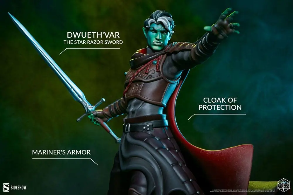 Critical Role The Mighty Nein Fjord PVC szobor figura 31 cm termékfotó