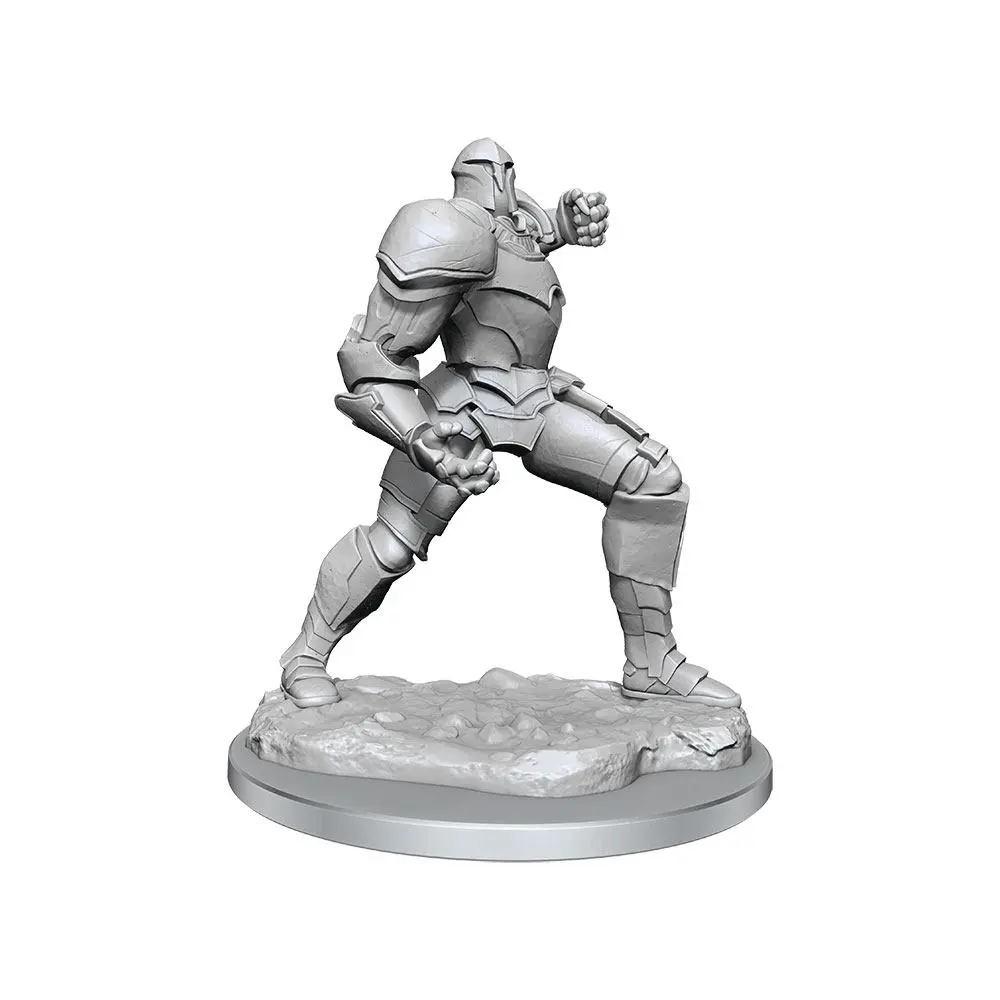 Critical Role Unpainted Miniature Platinum Golem termékfotó