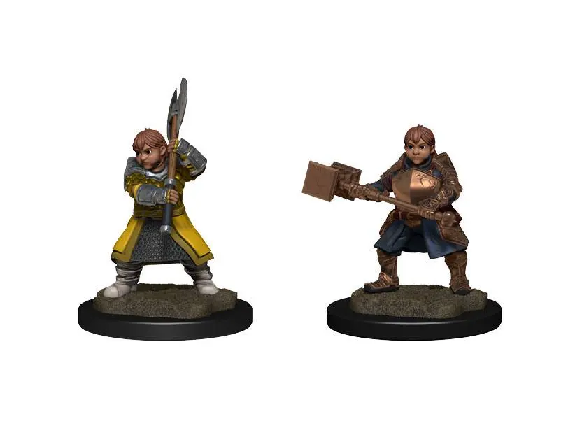 Critical Role Unpainted Miniatures Dwarf Dwendalian Empire Fighter Female figurák termékfotó