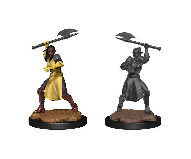 Critical Role Unpainted Miniatures Half-Elf Echo Knight and Echo Female figurák termékfotó