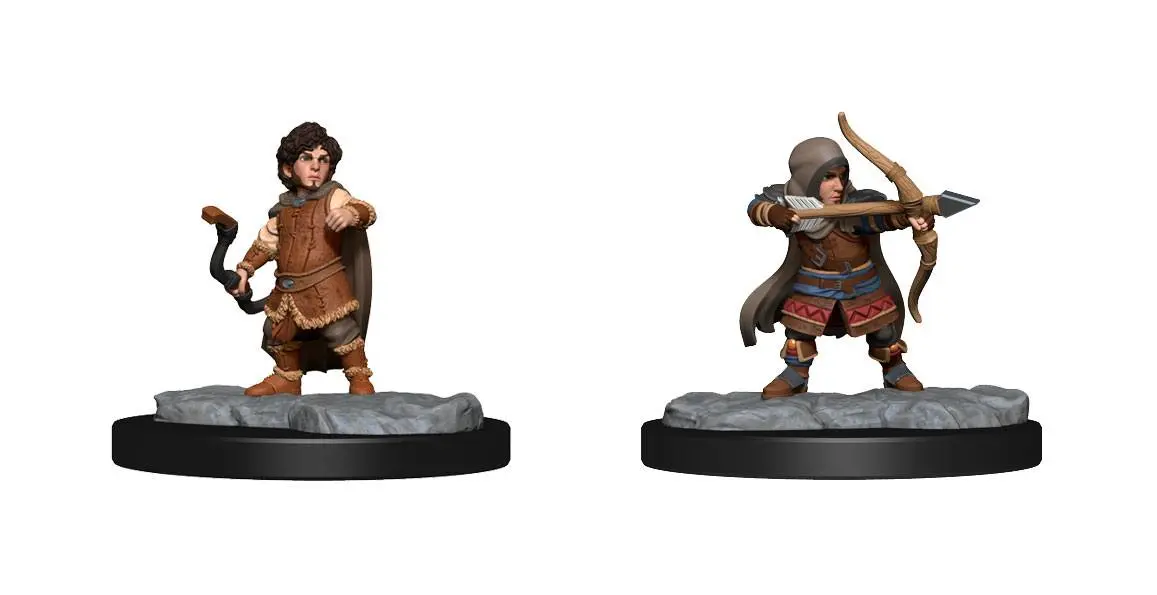 Critical Role Unpainted Miniatures Lotusden Halfling Ranger Male figurák termékfotó