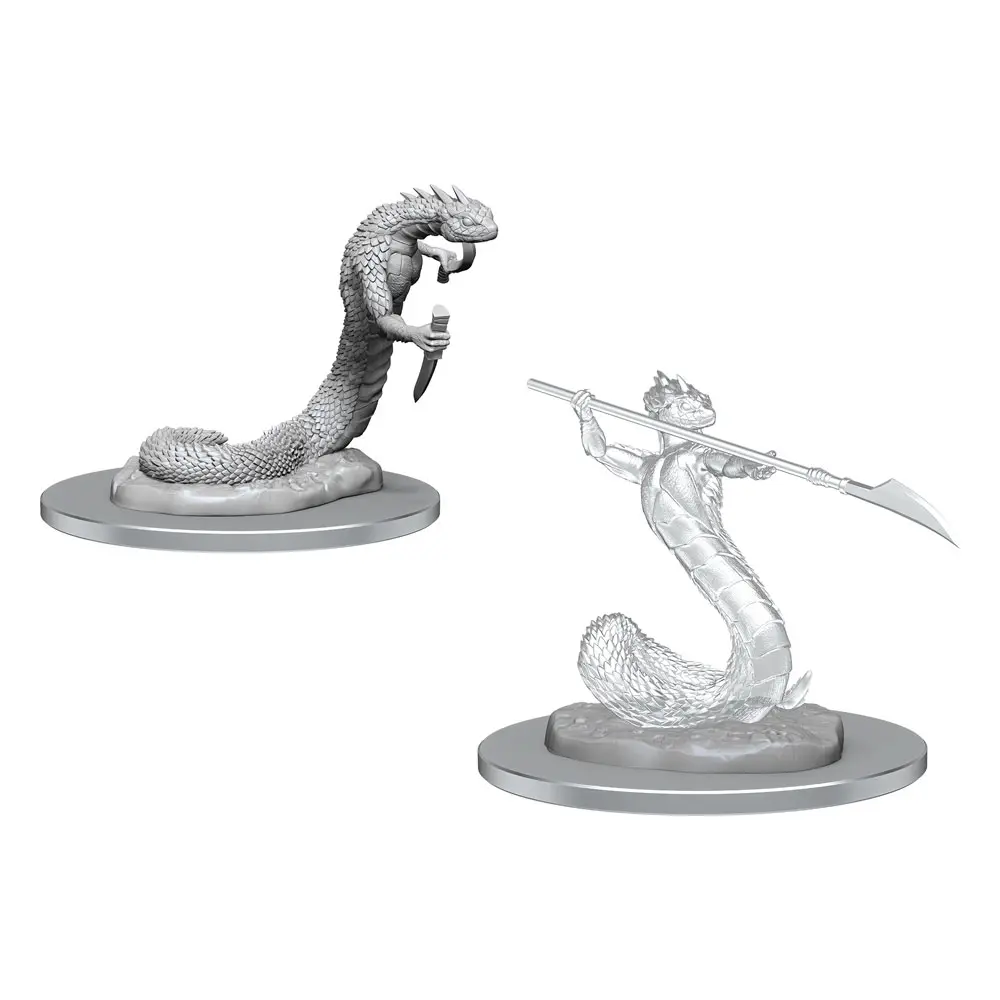 Critical Role Unpainted Miniatures Serpentfolk &amp; Serpentfolk Ghost termékfotó