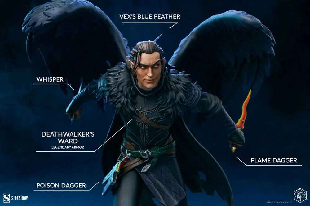 Critical Role Vax - Vox Machina PVC szobor figura 30 cm termékfotó