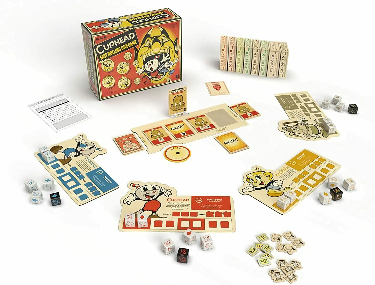 Cuphead Dice Game Cuphead Fast Rolling Dice Game Angol nyelvű termékfotó