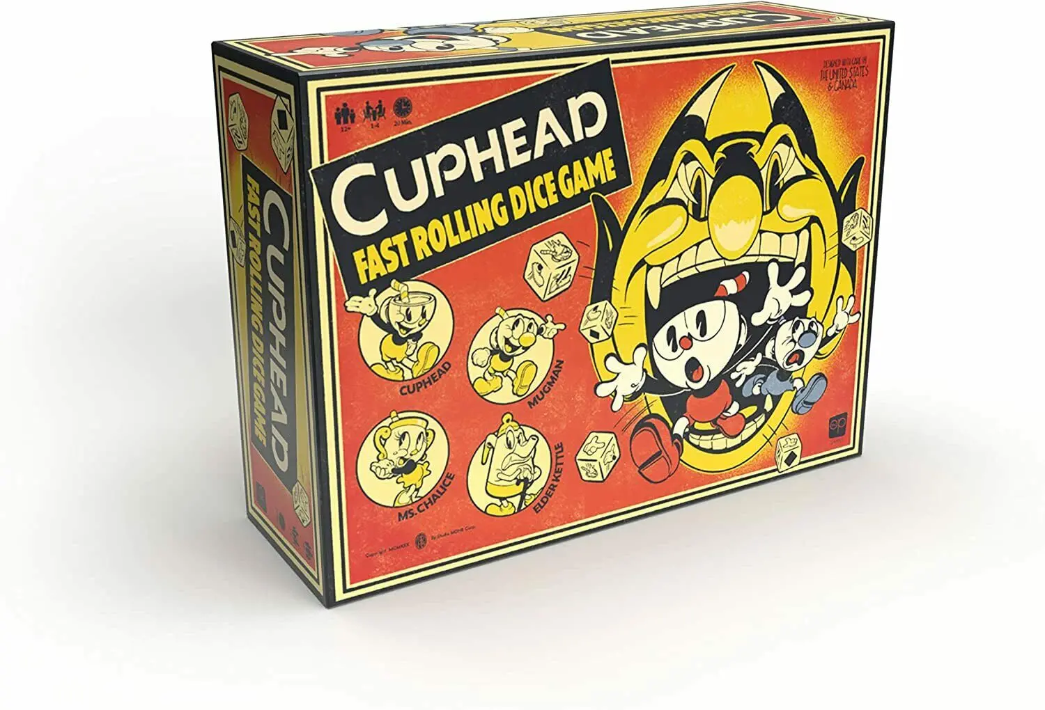 Cuphead Dice Game Cuphead Fast Rolling Dice Game Angol nyelvű termékfotó