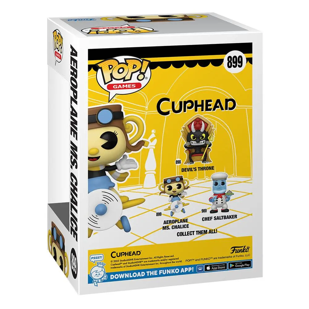 Cuphead Funko POP! Games Vinyl figura Aeroplane Chalice 9 cm termékfotó