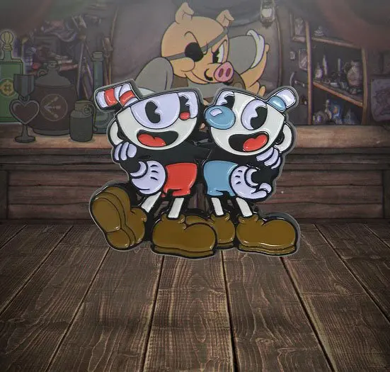 Cuphead kitűző Limitált kiadás termékfotó