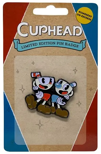 Cuphead kitűző Limitált kiadás termékfotó