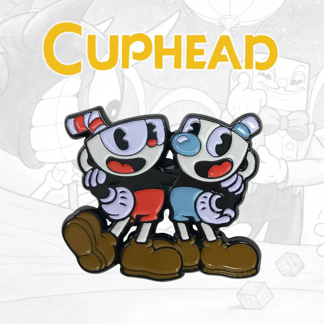 Cuphead kitűző Limitált kiadás termékfotó