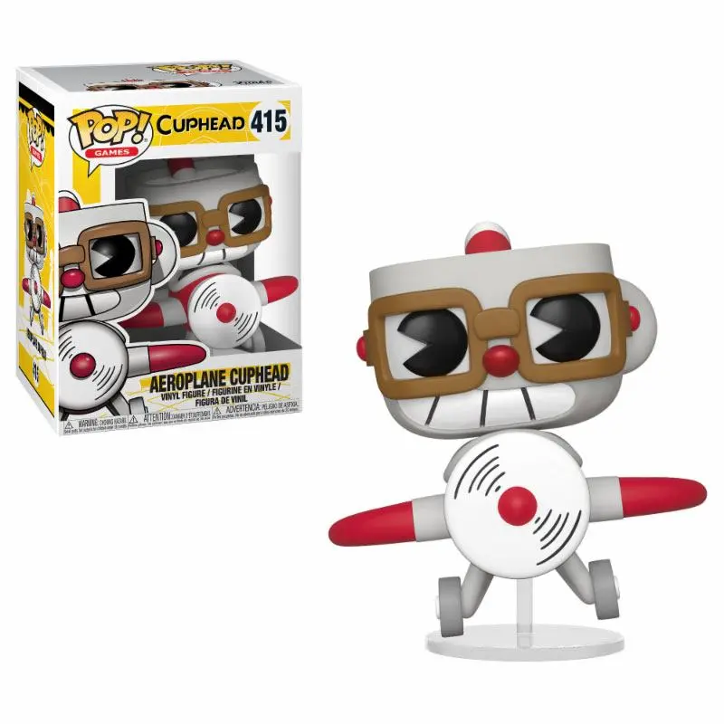 Cuphead POP! Games Vinyl figura Aeroplane Cuphead 9 cm termékfotó