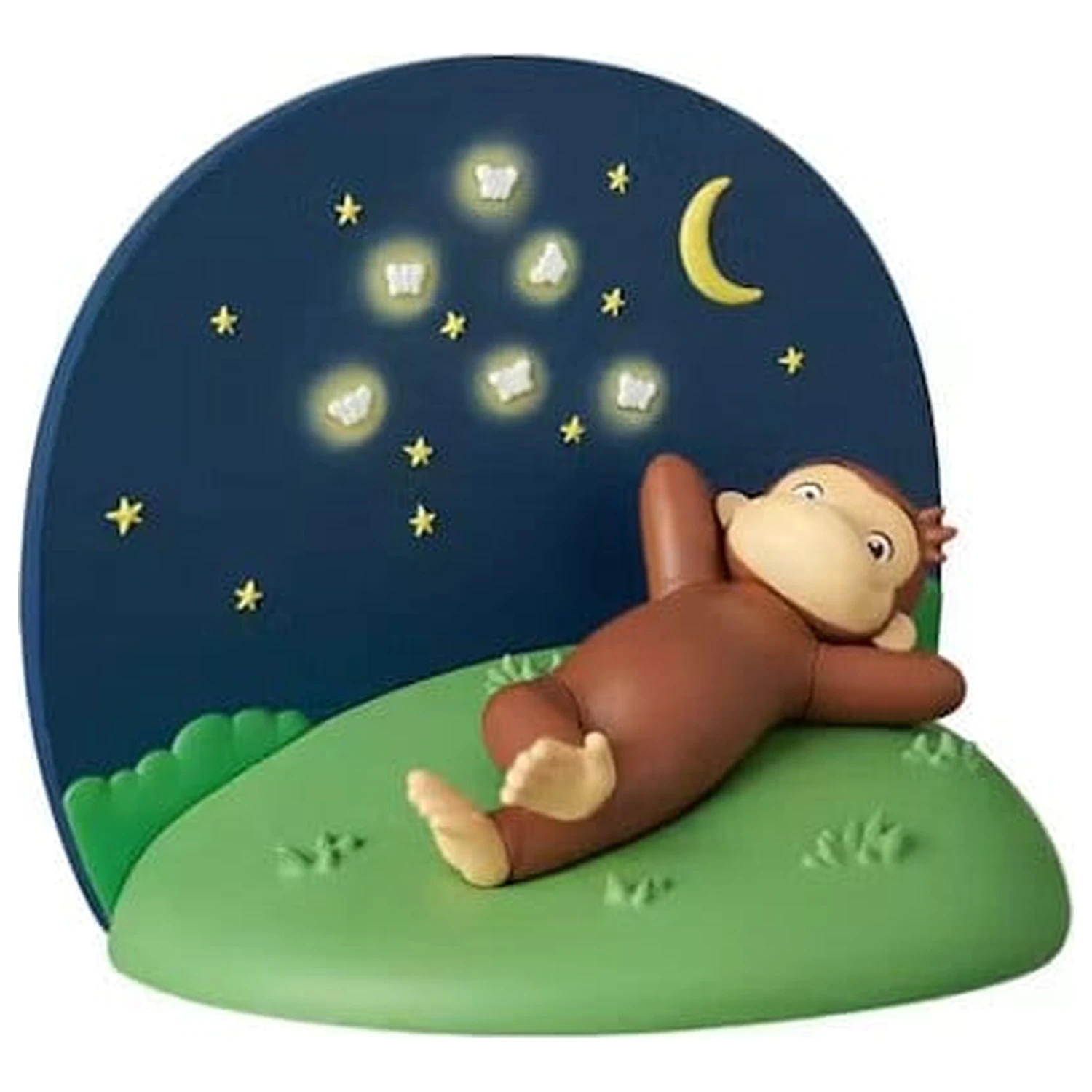 Curious George UDF Mini figura Lie Sprawled 6 cm termékfotó