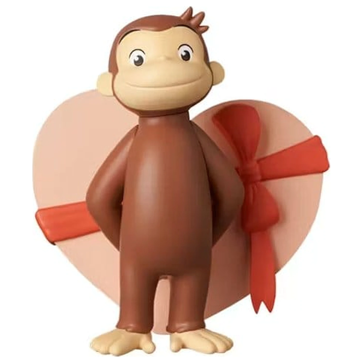 Curious George UDF Mini figura w/Heart 6 cm termékfotó