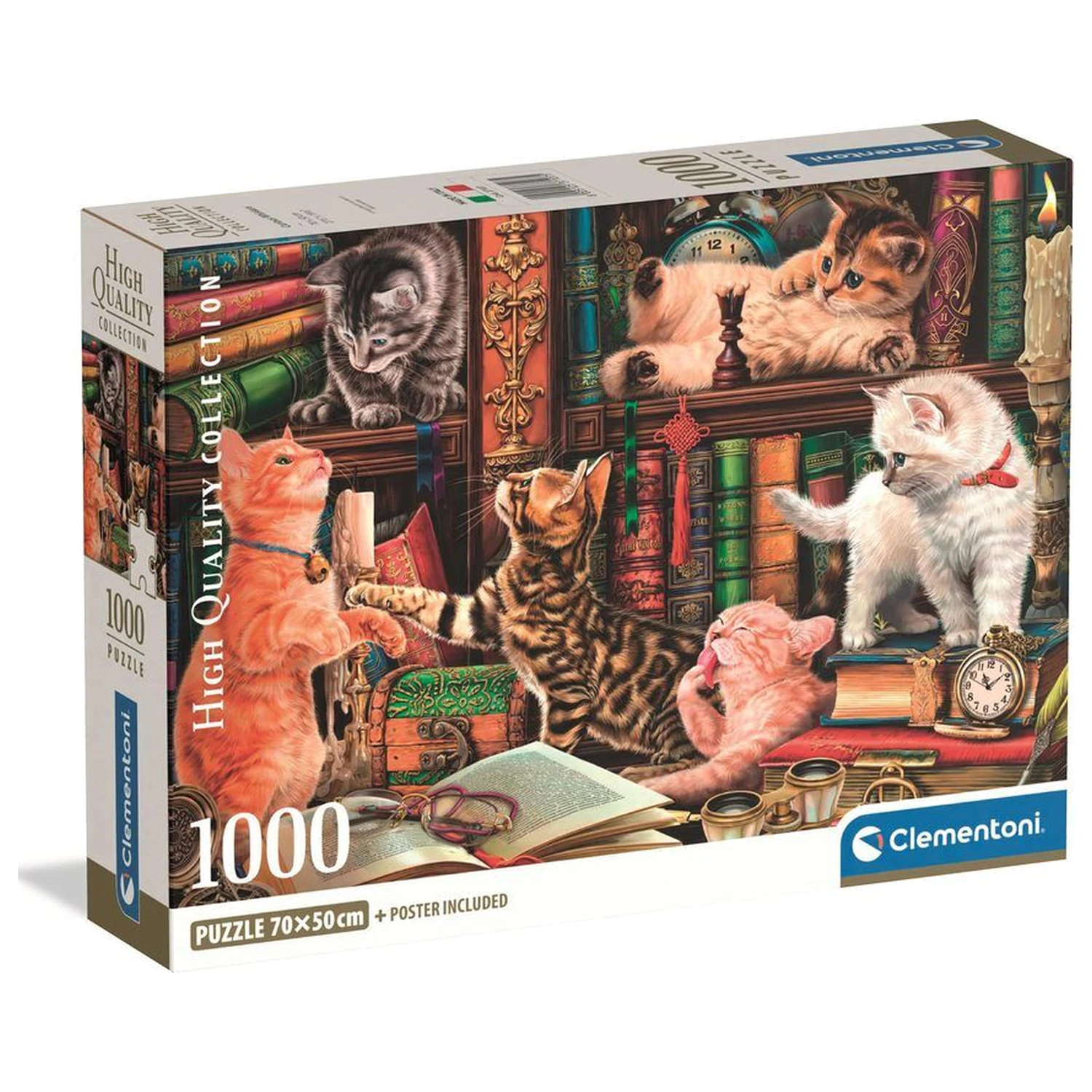 Curious Whiskers puzzle 1000db-os termékfotó