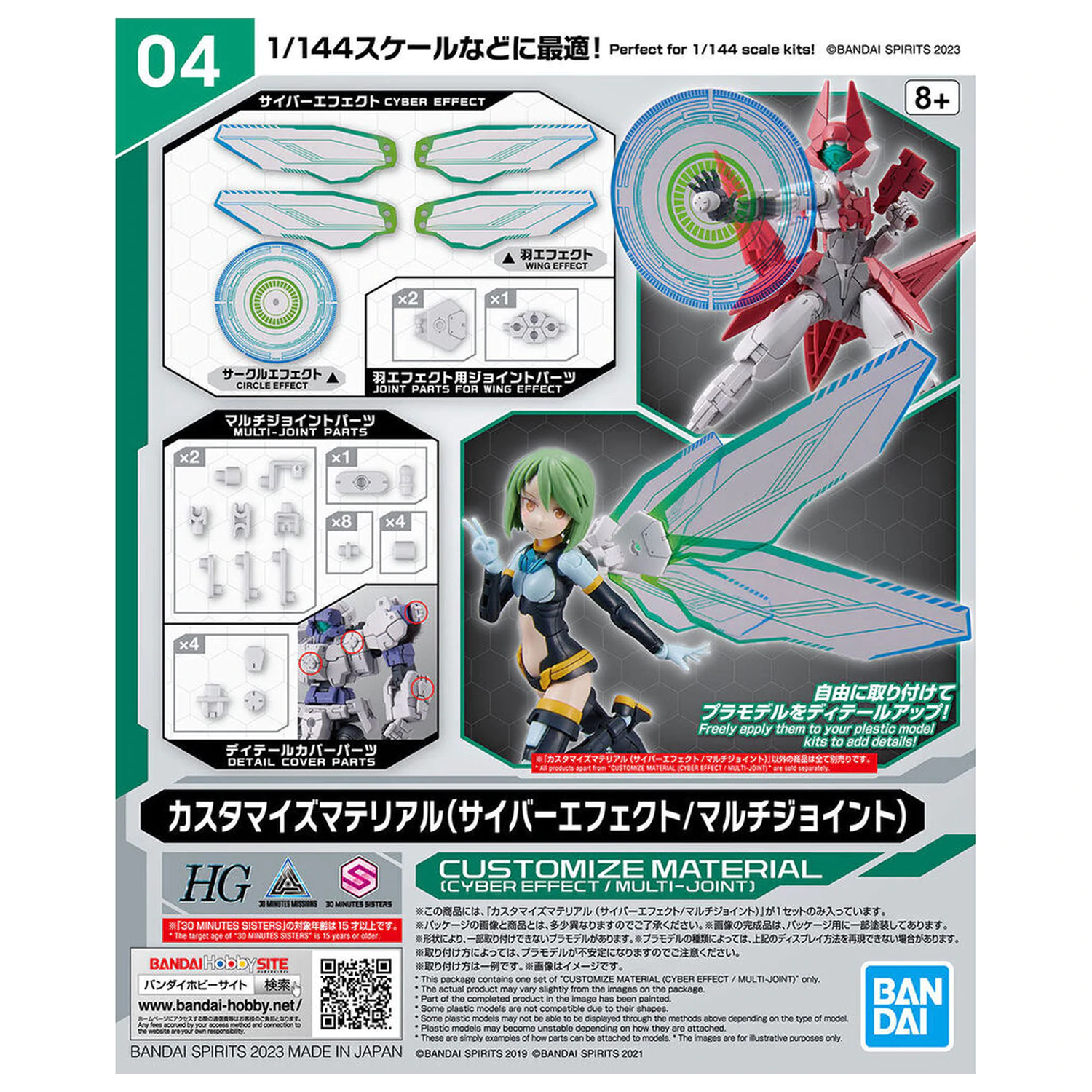 Customise Material Cyber Effect/Multi-Joint figura kiegészítő csomag termékfotó