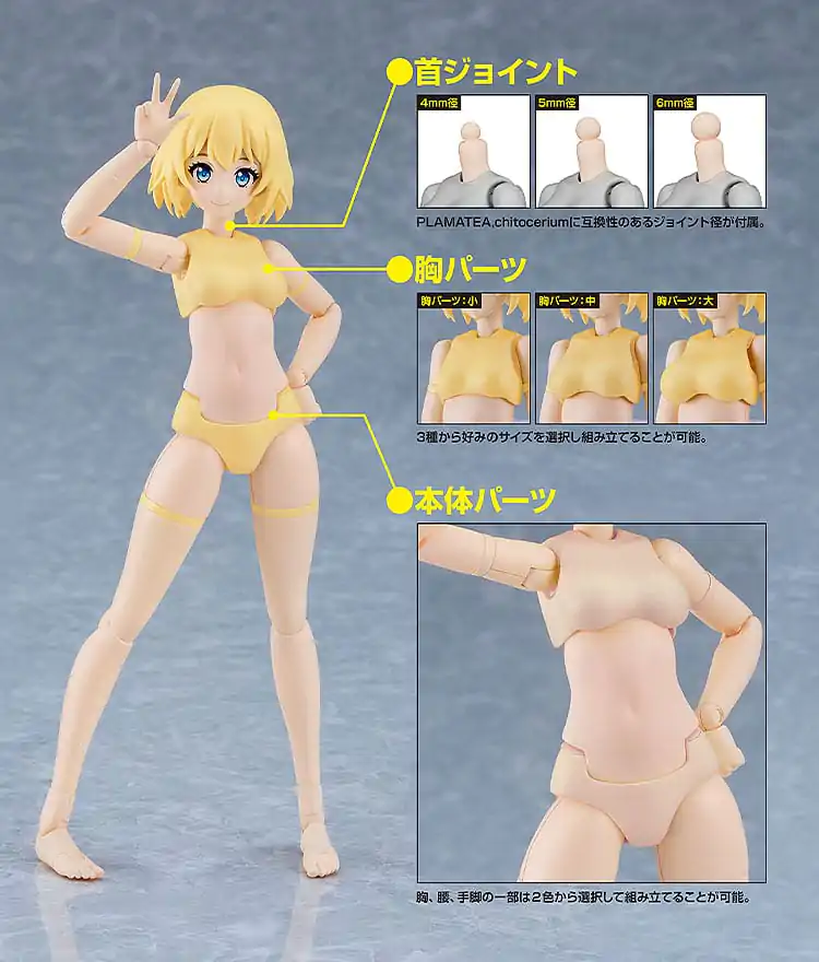 Cutie Honey Nova PLAMATEA Muse Body: Ichika B Type Műanyag modell készlet 15 cm termékfotó