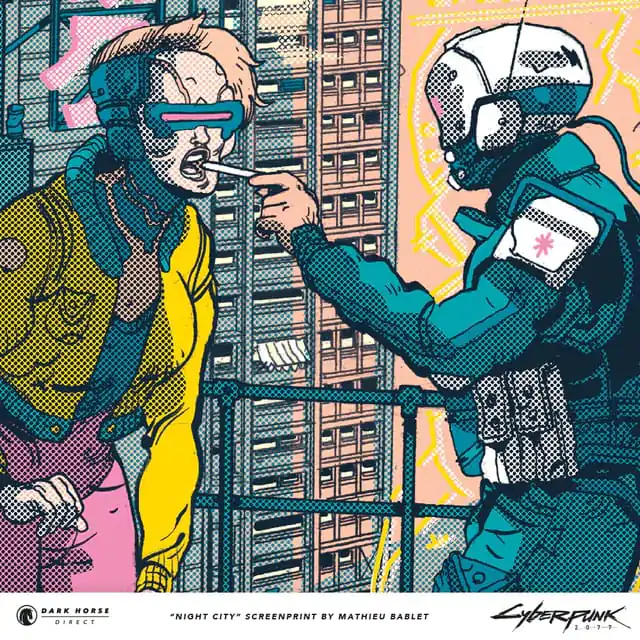 Cyberpunk 2077 Art Print Night City 45 x 60 cm termékfotó