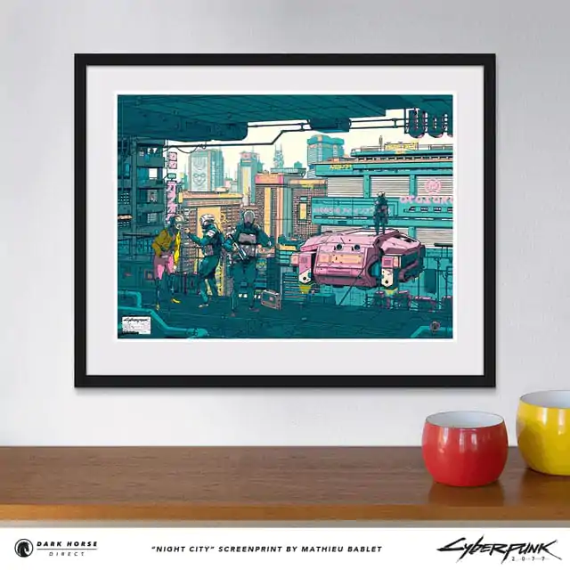 Cyberpunk 2077 Art Print Night City 45 x 60 cm termékfotó