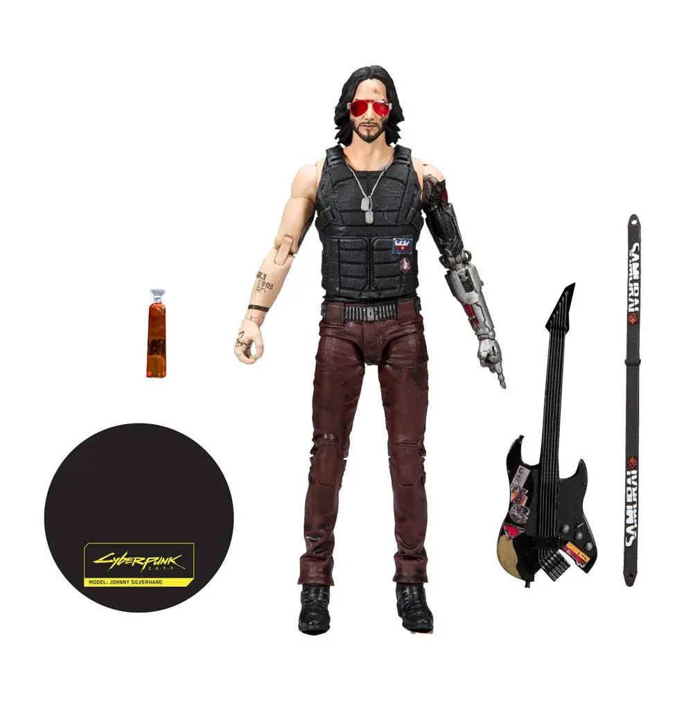 Cyberpunk 2077 Johnny Silverhand akciófigura 18 cm termékfotó