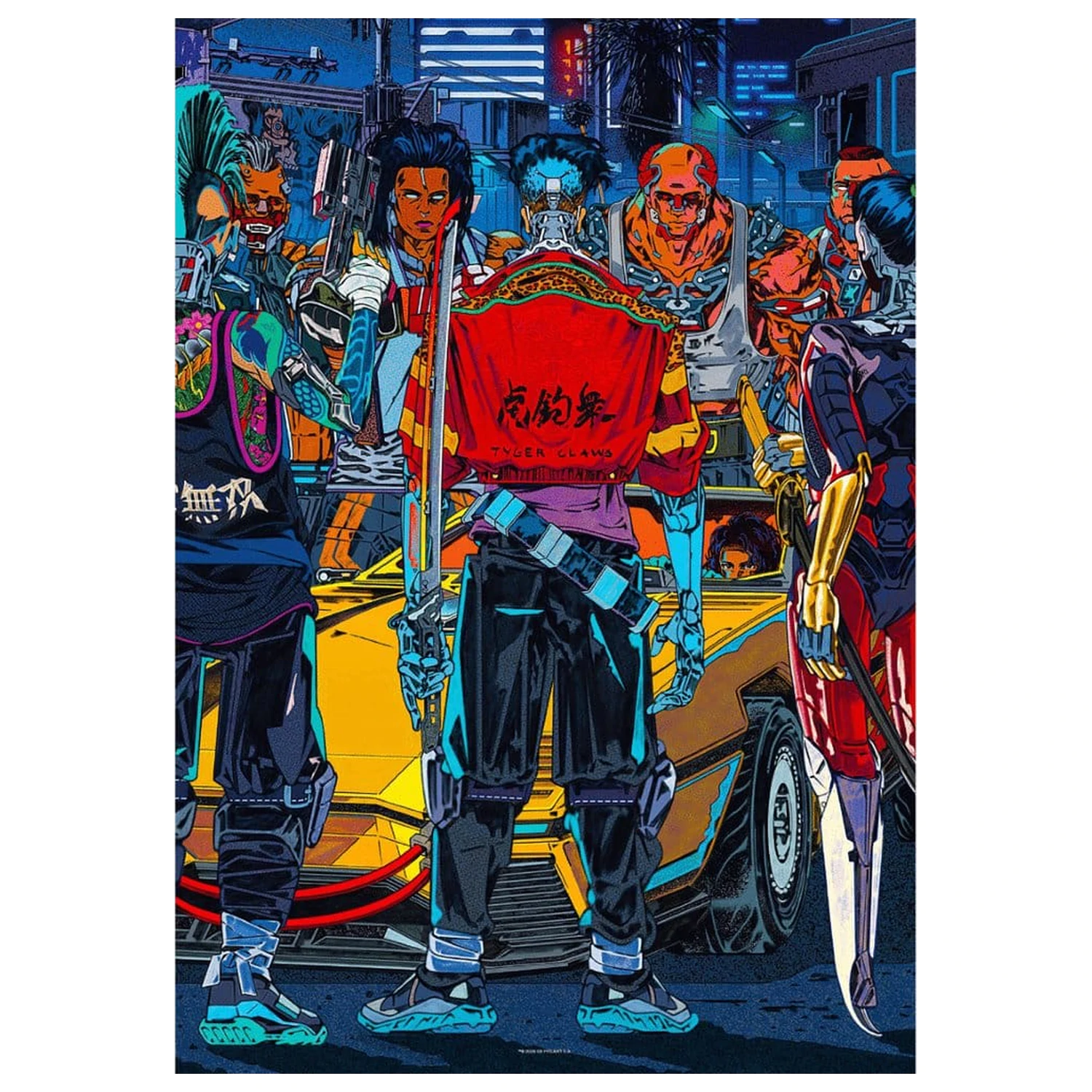 Cyberpunk 2077 Kickdown puzzle (1000 darab) termékfotó