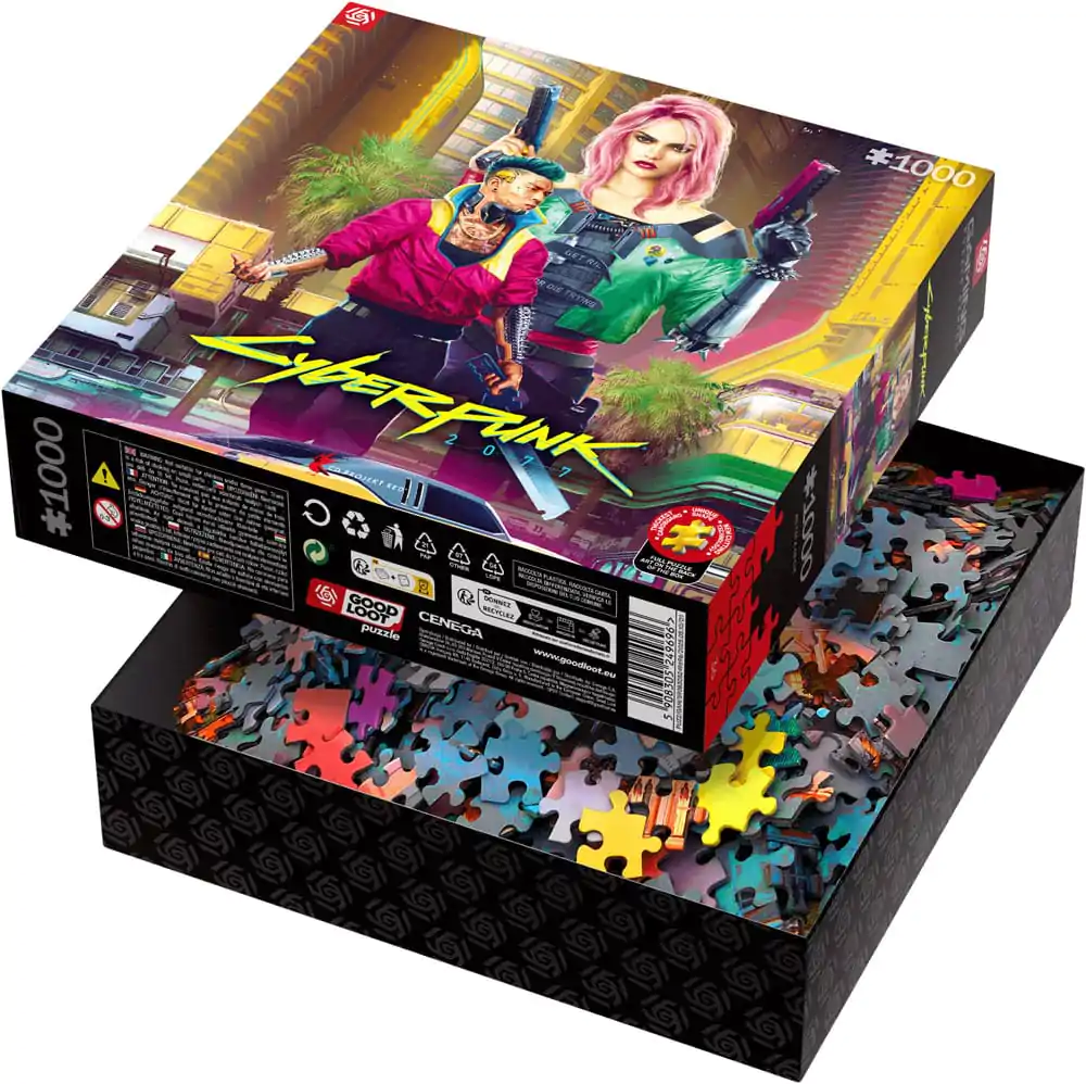 Cyberpunk 2077 Kitsch Style puzzle (1000 darab) termékfotó