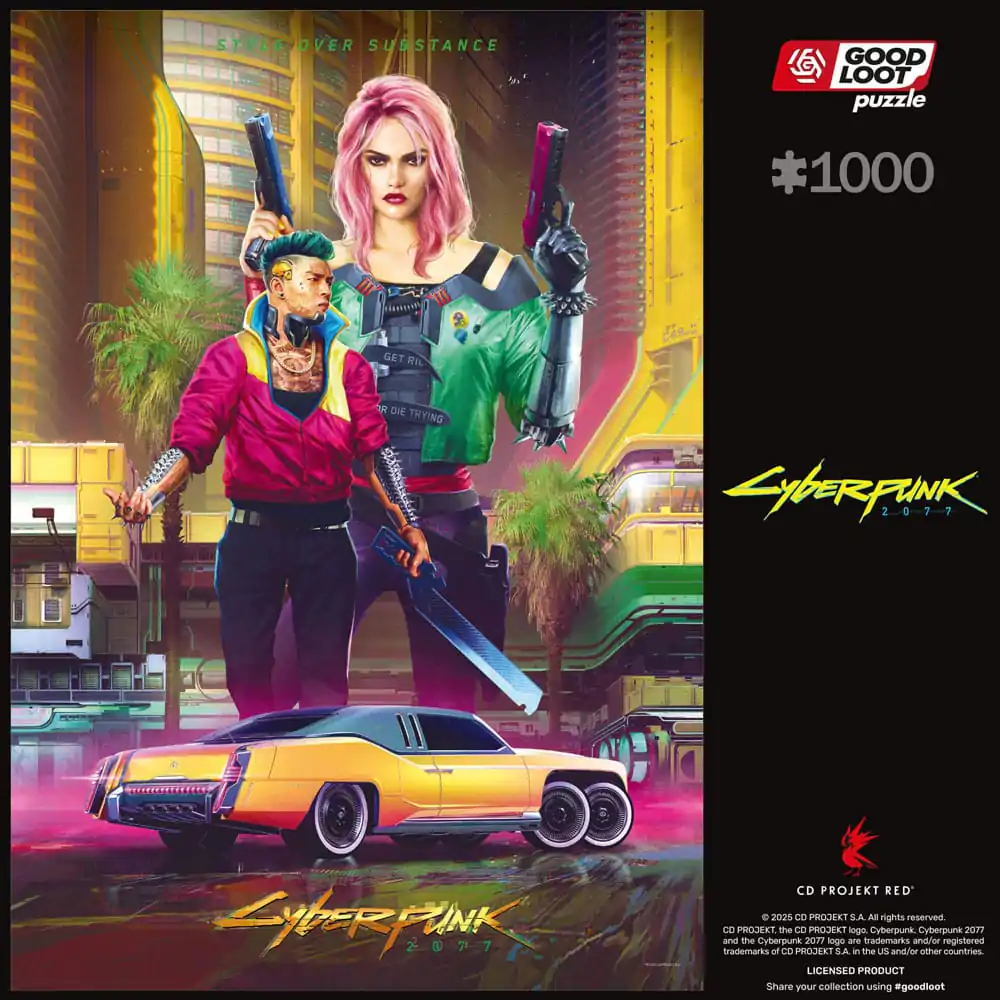 Cyberpunk 2077 Kitsch Style puzzle (1000 darab) termékfotó