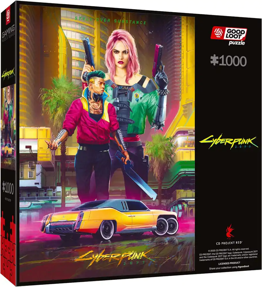Cyberpunk 2077 Kitsch Style puzzle (1000 darab) termékfotó