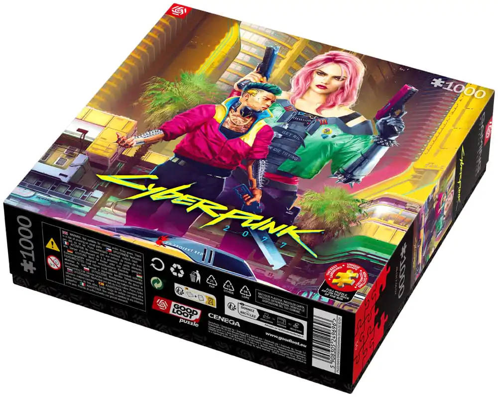 Cyberpunk 2077 Kitsch Style puzzle (1000 darab) termékfotó
