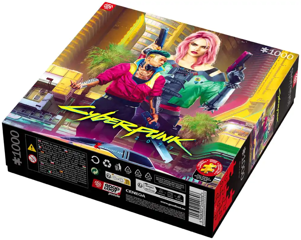 Cyberpunk 2077 Kitsch Style puzzle (1000 darab) termékfotó