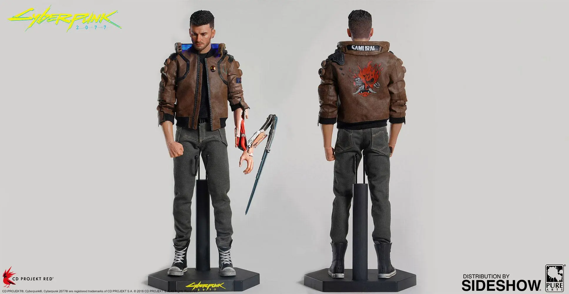 Cyberpunk 2077 Male V akciófigura 30 cm termékfotó