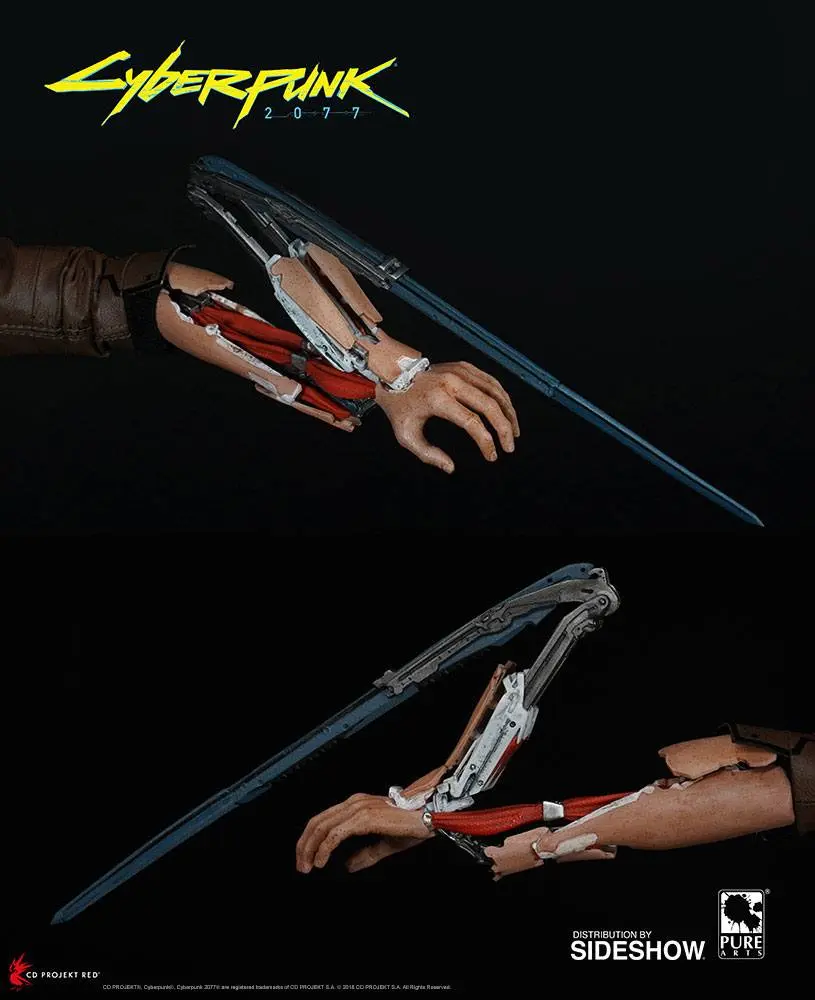 Cyberpunk 2077 Male V akciófigura 30 cm termékfotó