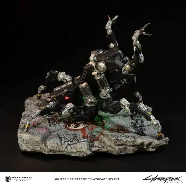 Cyberpunk 2077 Militech Spiderbot "Flathead" szobor figura 25 cm termékfotó