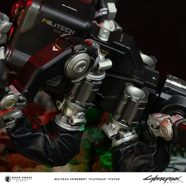 Cyberpunk 2077 Militech Spiderbot "Flathead" szobor figura 25 cm termékfotó