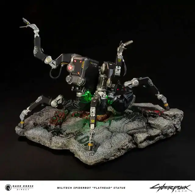 Cyberpunk 2077 Militech Spiderbot "Flathead" szobor figura 25 cm termékfotó