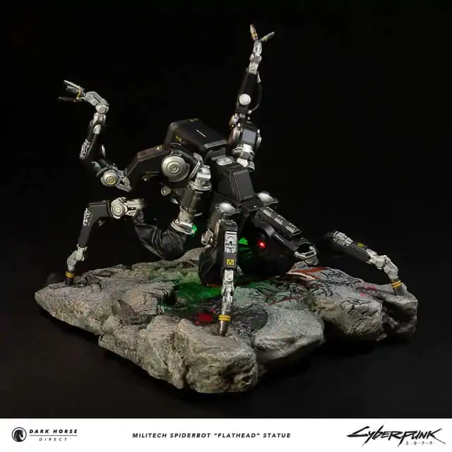 Cyberpunk 2077 Militech Spiderbot "Flathead" szobor figura 25 cm termékfotó