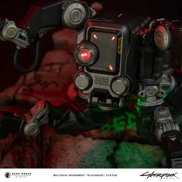 Cyberpunk 2077 Militech Spiderbot "Flathead" szobor figura 25 cm termékfotó