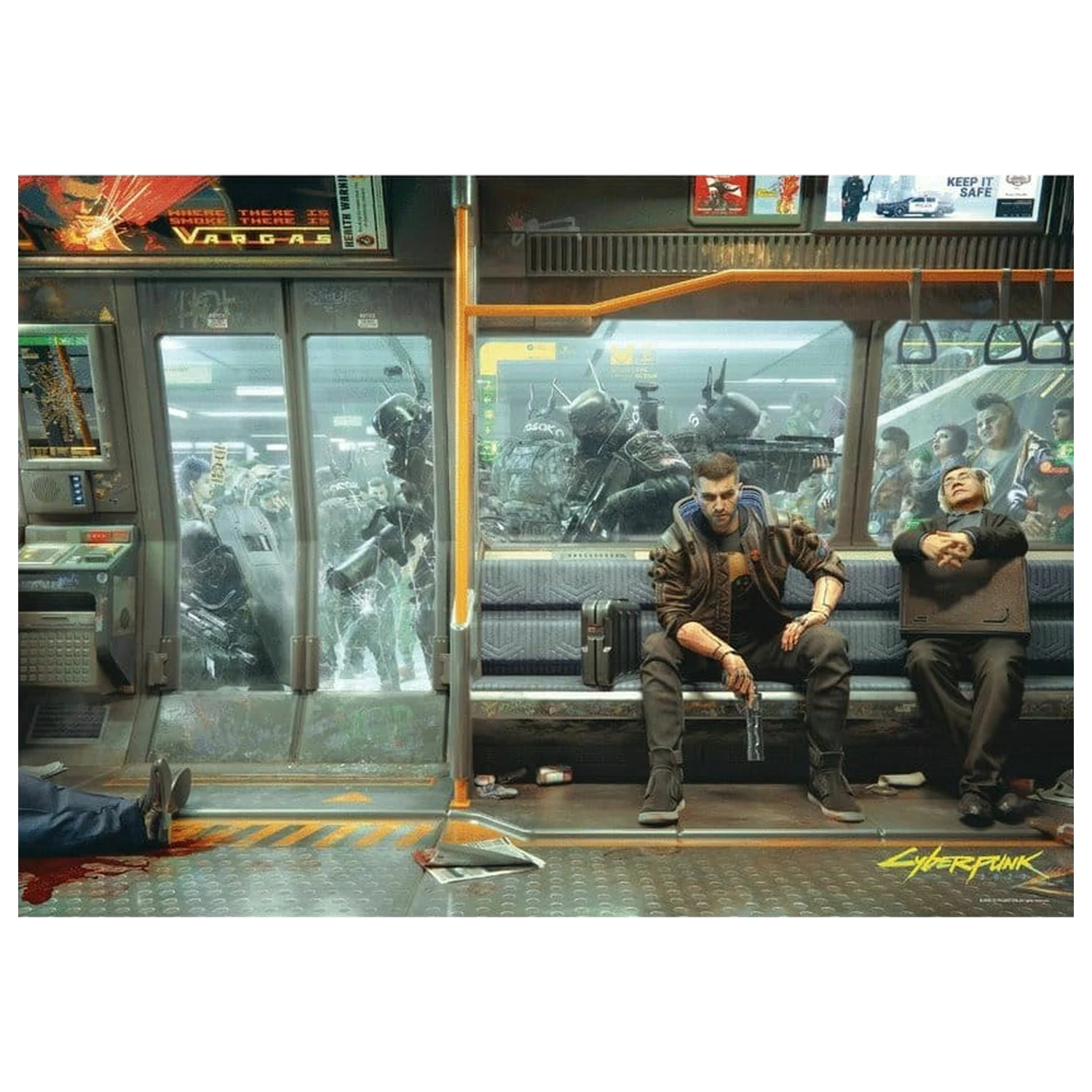 Cyberpunk 2077 puzzle Metro (1000 darab) termékfotó