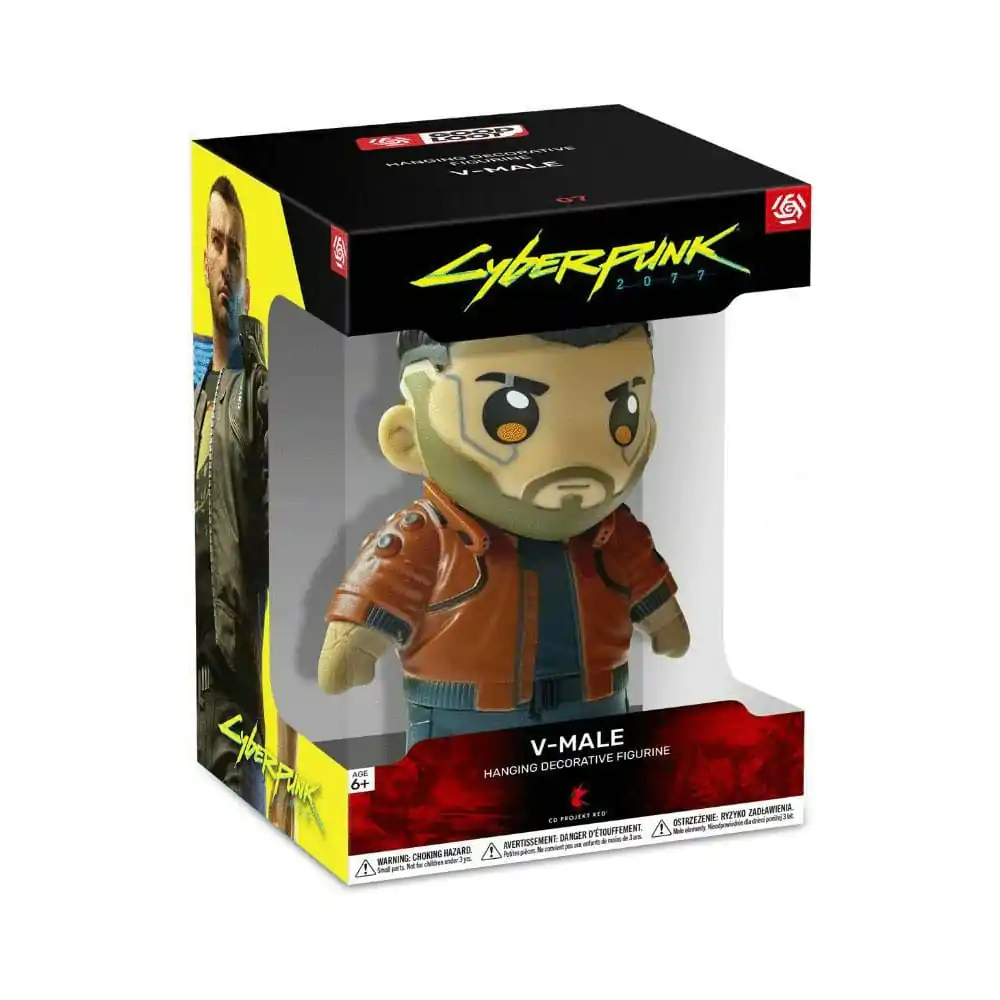 Cyberpunk 2077 V-Male felakasztható figura 10 cm termékfotó