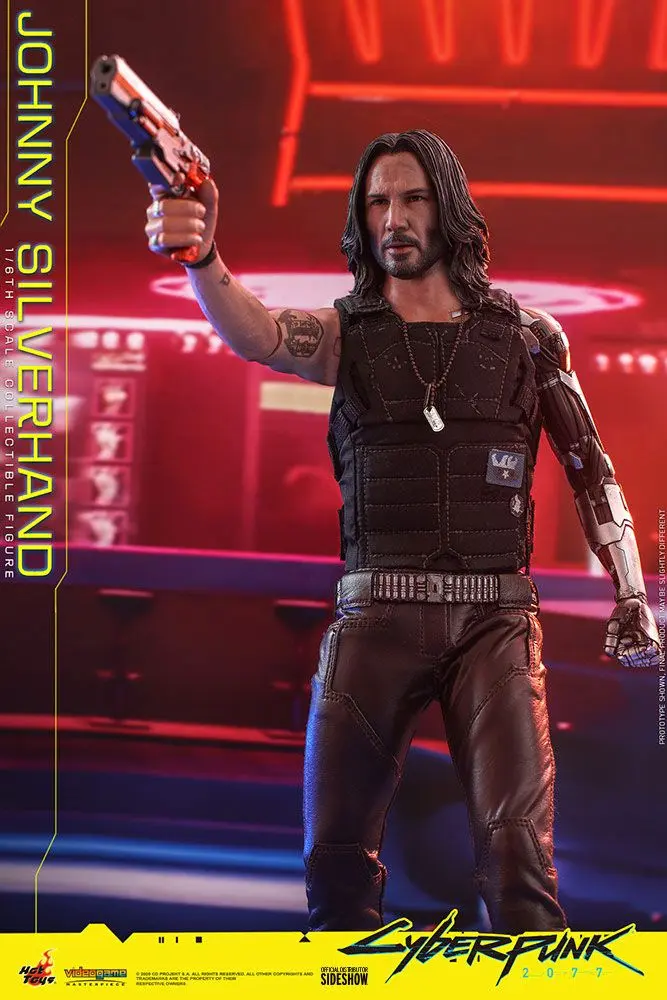 Cyberpunk 2077 Video Game Masterpiece 1/6 Johnny Silverhand akciófigura 31 cm termékfotó