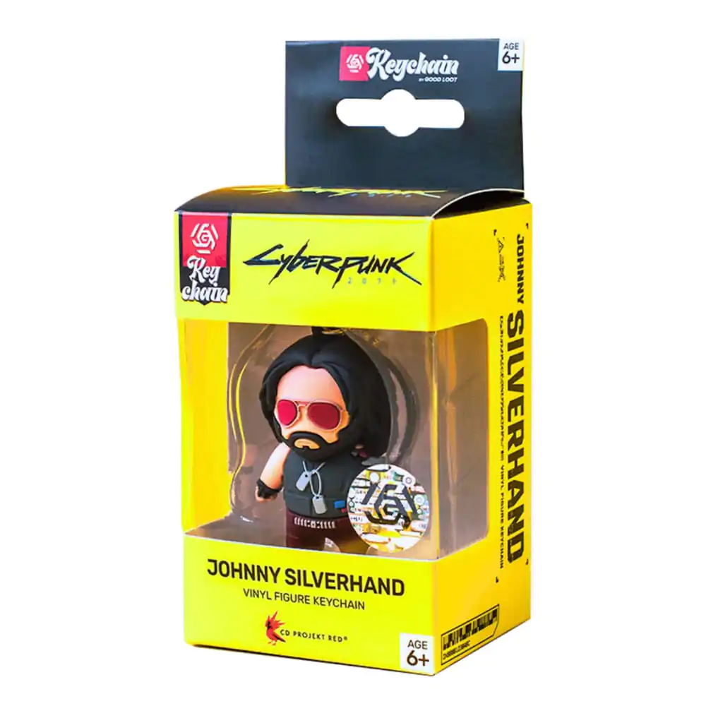 Cyberpunk 2077 Vinyl kulcstartó Johnny Silverhand termékfotó