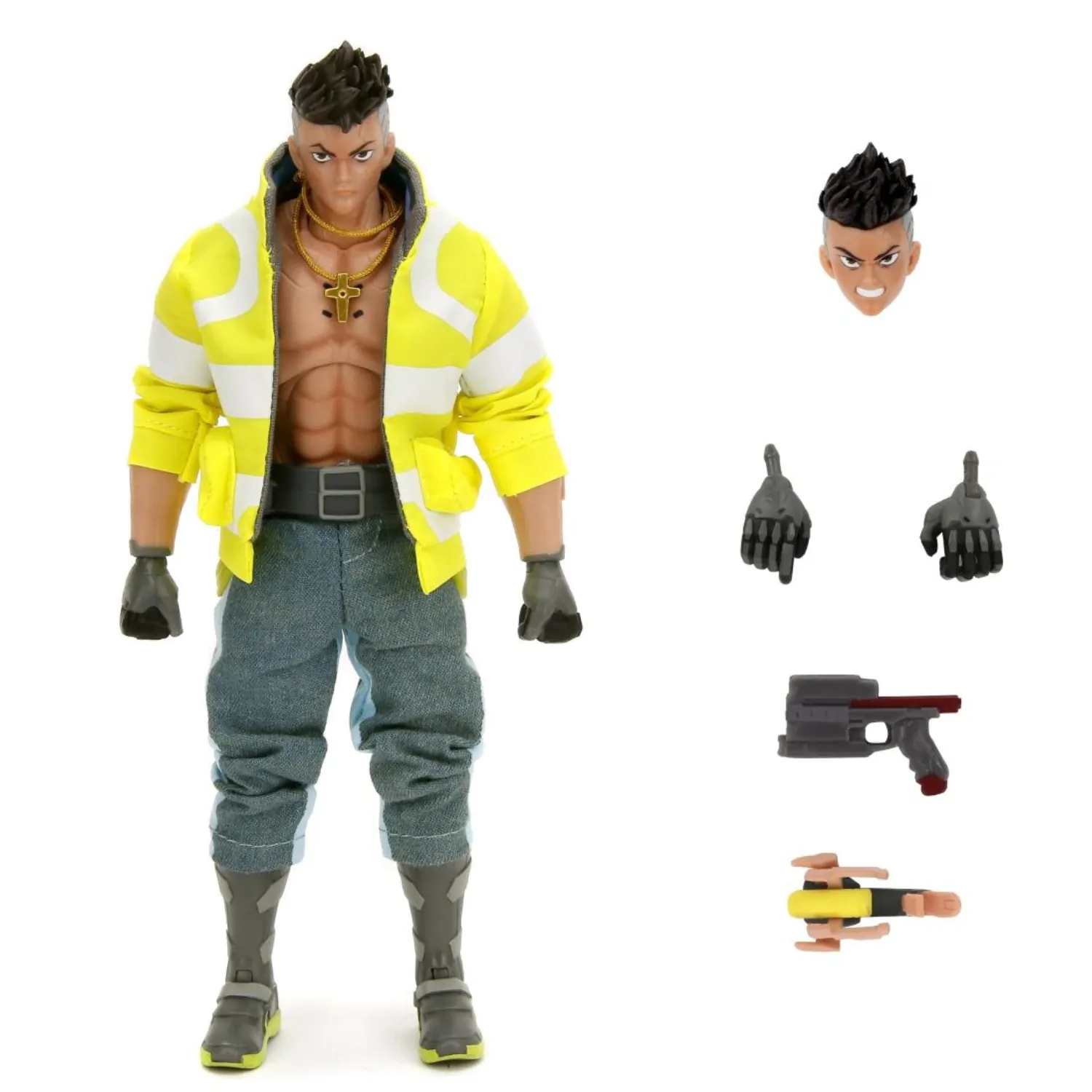 Cyberpunk: Edgerunners Diecast David Mini figura 15 cm termékfotó