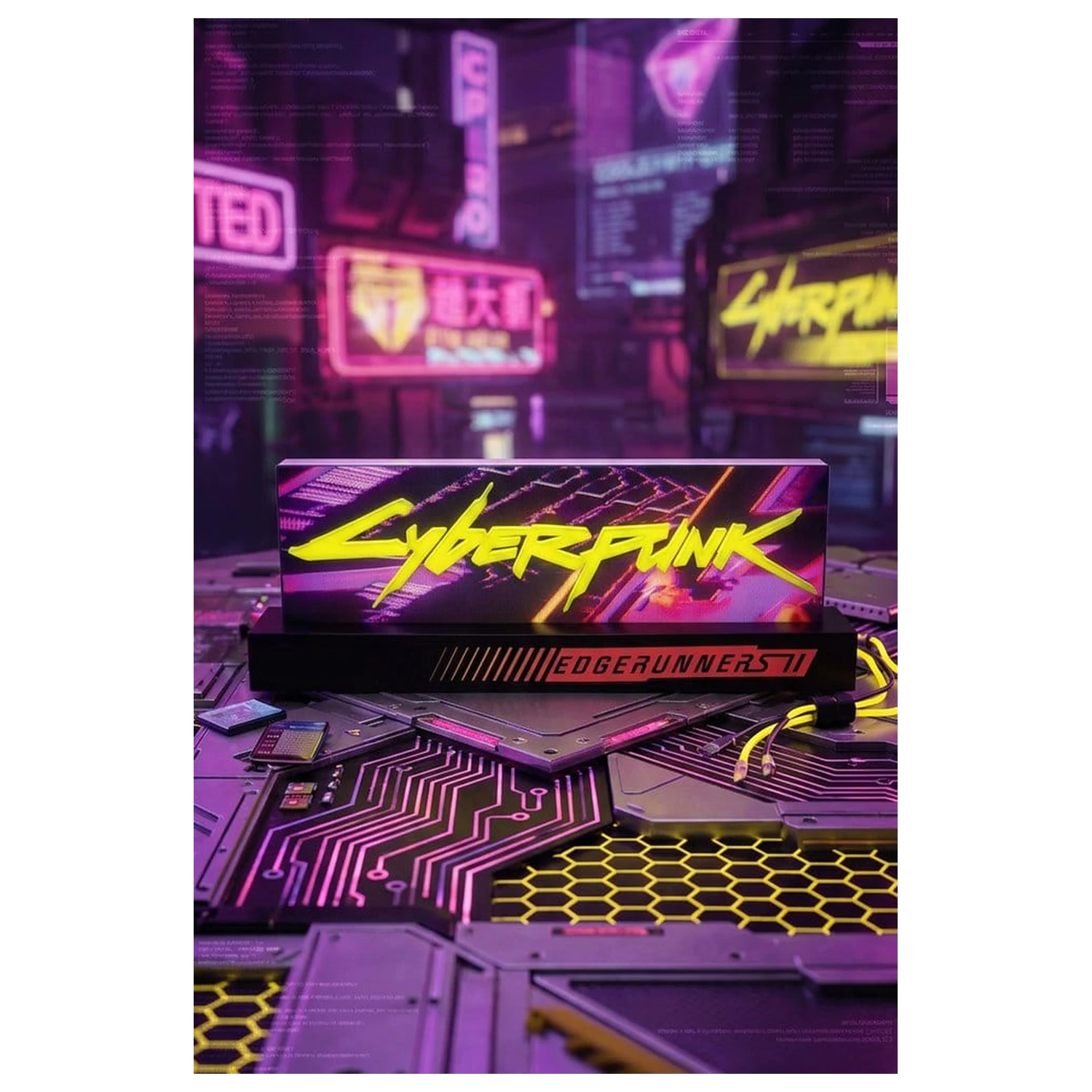 Cyberpunk: Edgerunners Edgerunner 2 Logo lámpa termékfotó