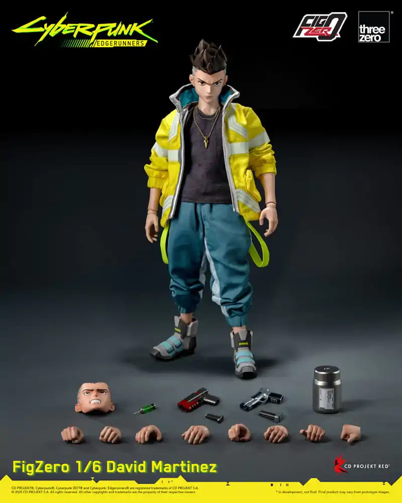 Cyberpunk: Edgerunners FigZero 1/6 David Martinez akciófigura 28 cm termékfotó