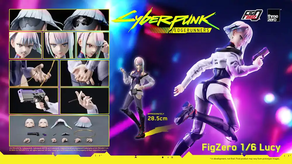 Cyberpunk: Edgerunners FigZero akciófigura 1/6 Lucy 29 cm termékfotó