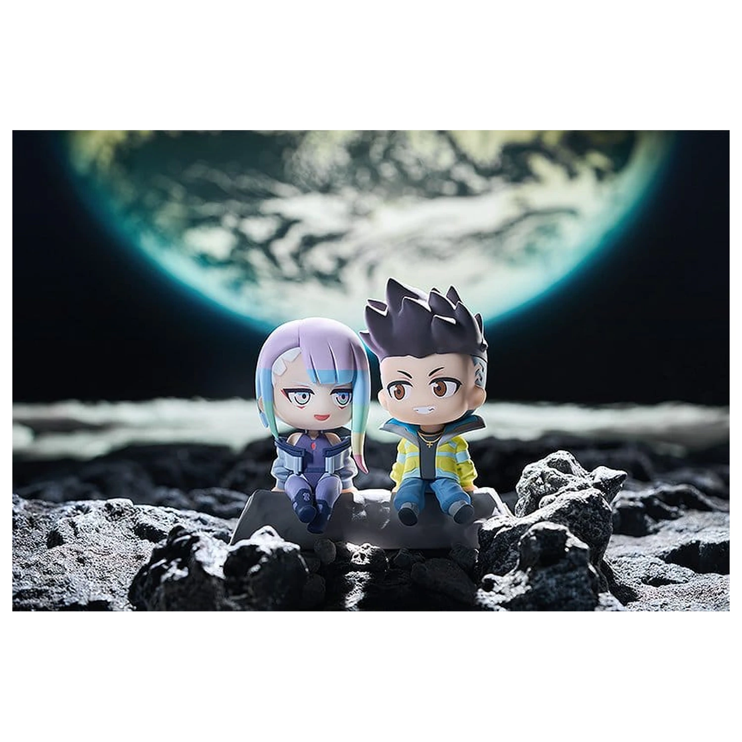 Cyberpunk: Edgerunners QSet+ 2 db-os PVC figura csomag David & Lucy 8 cm termékfotó