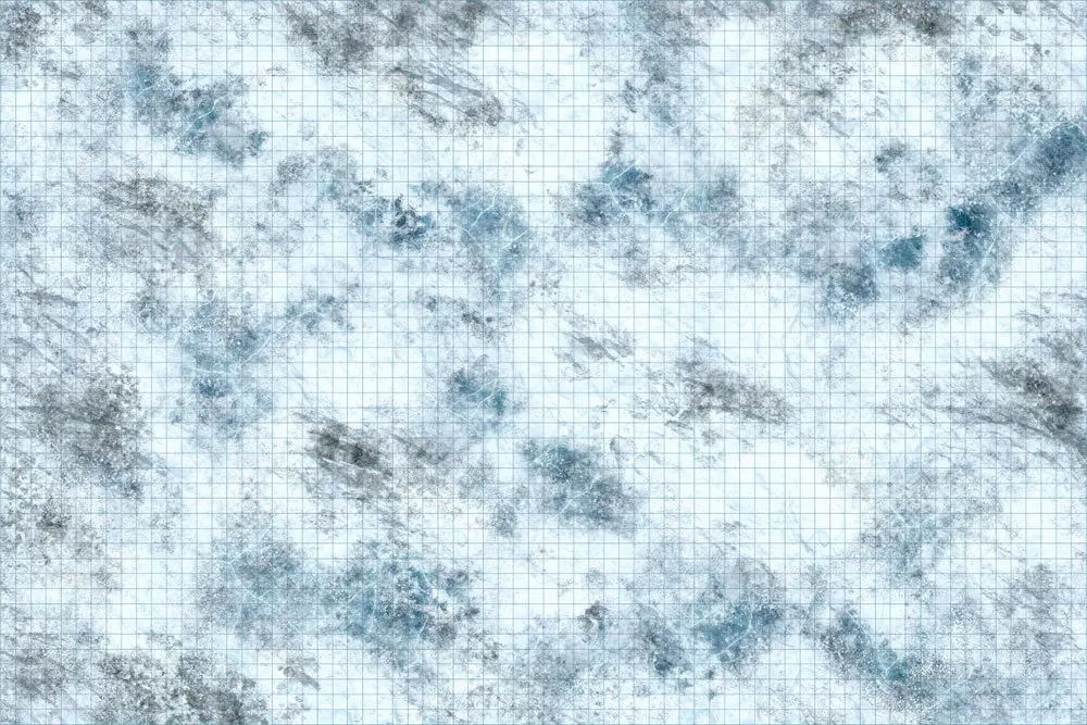 D&amp;D Icons of the Realms: Battle Mat Tundra termékfotó