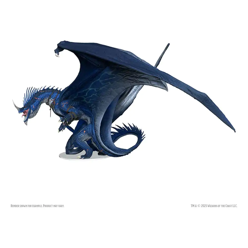 D&amp;D Icons of the Realms Boxed prepainted Miniatures Ancient Blue Dragon 20 cm termékfotó