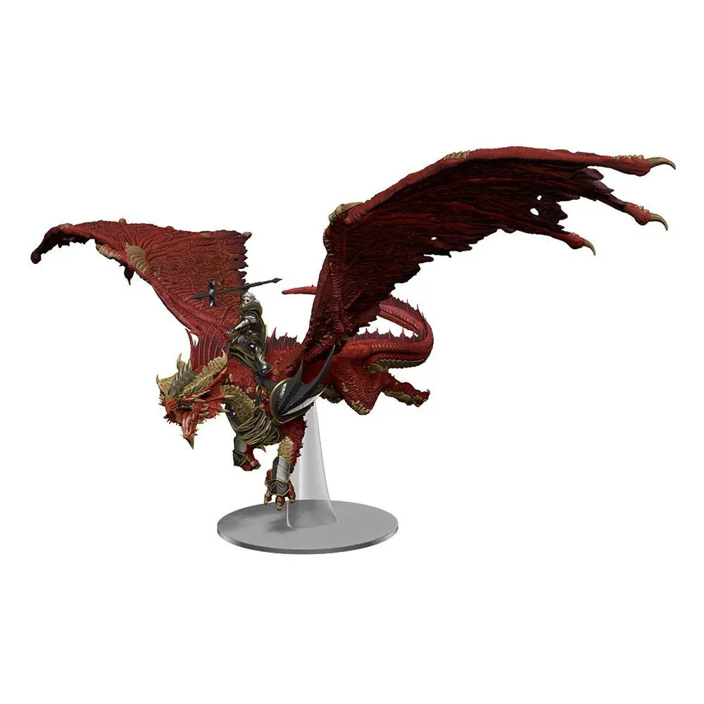 D&amp;D Icons of the Realms Dragonlance pre-painted Miniatures Kensaldi on piros Dragon (Set 25) termékfotó