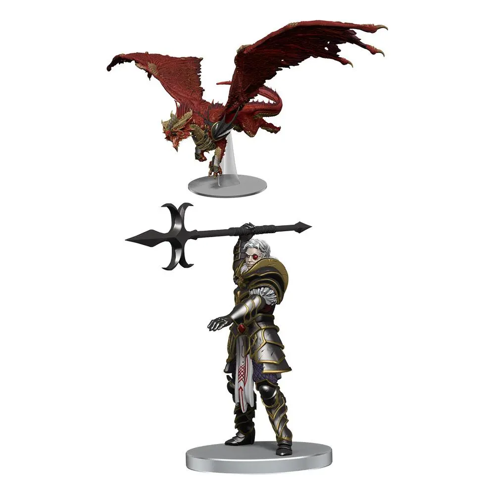 D&amp;D Icons of the Realms Dragonlance pre-painted Miniatures Kensaldi on piros Dragon (Set 25) termékfotó