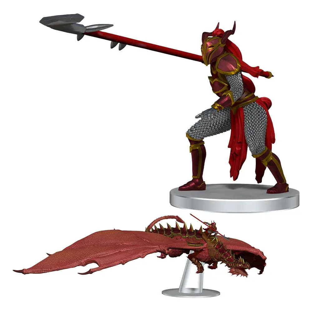 D&amp;D Icons of the Realms Dragonlance pre-painted Miniatures Red Ruin &amp; Red Dragonnel (Set 25) termékfotó