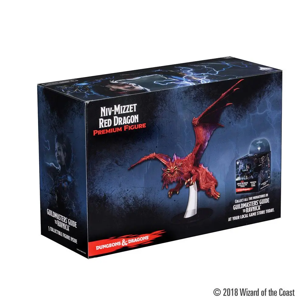 D&amp;D Icons of the Realms: Guildmasters' Guide to Ravnica Niv-Mizzet Red Dragon Premium figura termékfotó